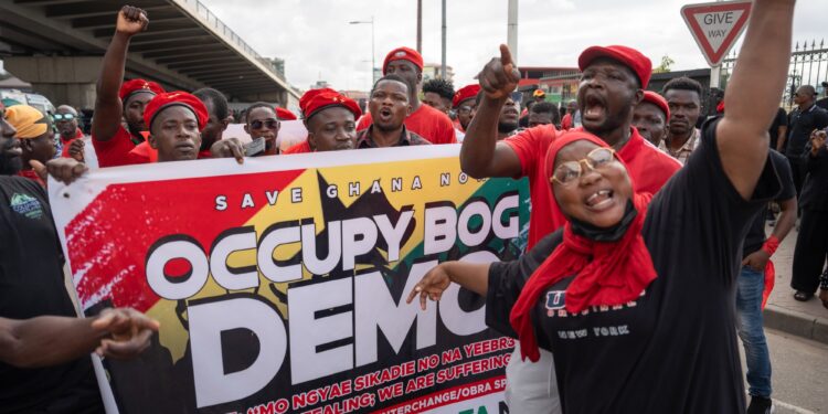 Accra protests: thousands demand central bank governor’s removal amid economic crisis