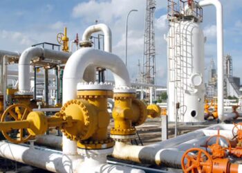 Aerial view of a gas-to-liquid plant in Tanzania symbolising the country’s $420m synthetic fuel project to produce jet fuel and hydrogen.