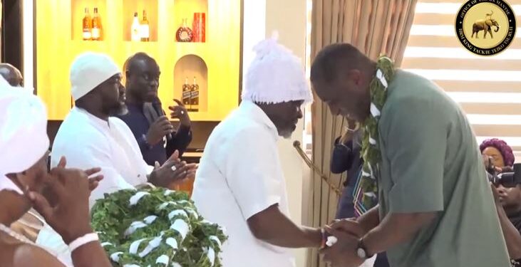 Idris Elba honoured in Ghana as Ga royal