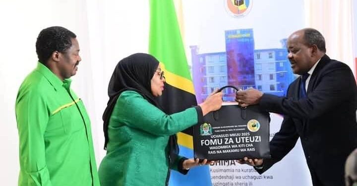 Samia Suluhu Hassan files candidacy for 2025 election