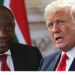 South African President Cyril Ramaphosa and US President Donald Trump during a meeting in Washington.