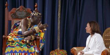 Kamala Harris finds new connections in Africa as historic figure