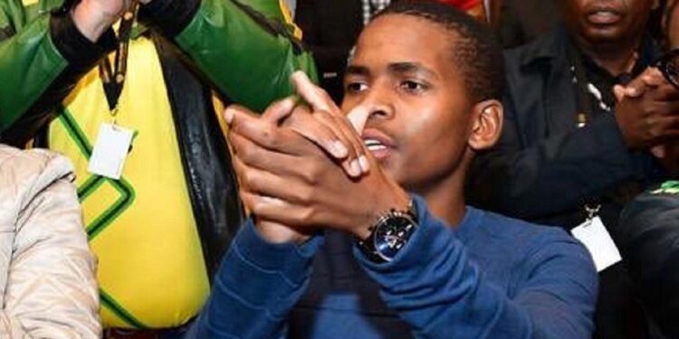 Itumeleng Ntsube, 20 years, is South Africa’s youngest-ever MP