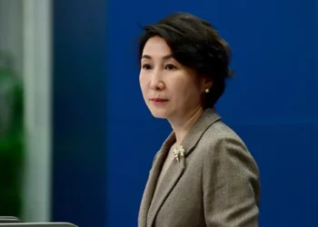 Chinese Foreign Ministry spokesperson addressing a press briefing in Beijing on China’s position regarding US threats toward Nigeria.