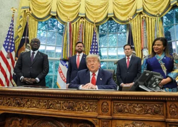 Rwandan and Congolese delegates initial the Regional Economic Integration Framework in Washington under US and AU mediation, marking a key step in peace and trade cooperation.