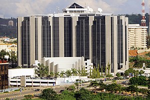 Central Bank of Nigeria headquarters in Abuja