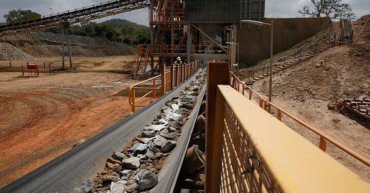 Gold mining operations at Fortuna Mining’s Seguela mine in Cote d'Ivoire