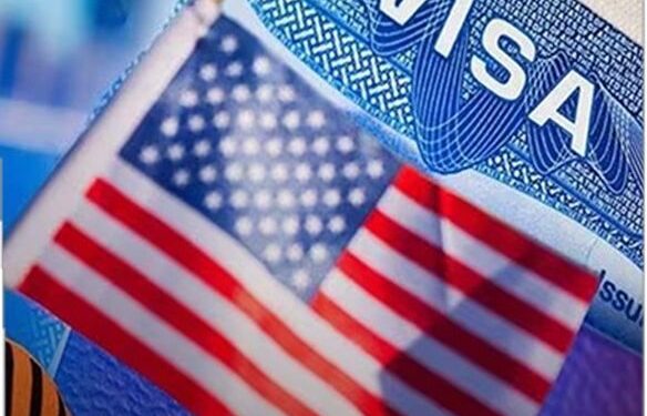 US visa page with American flag symbolising higher visa costs for African travellers from 2026