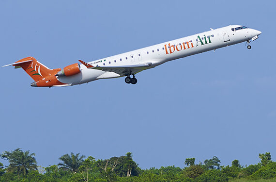 Ibom Air aircraft taking off from Uyo as Nigeria’s state-backed airline expands domestic aviation connectivity