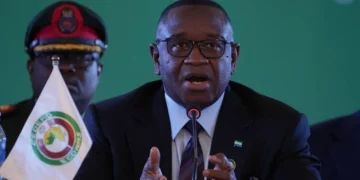 Sierra Leone President Julius Maada Bio chairs ECOWAS security meeting on regional troop deployment in Freetown
