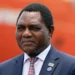 Zambia President Hakainde Hichilema during a public appearance amid debate over his decision not to live in State House