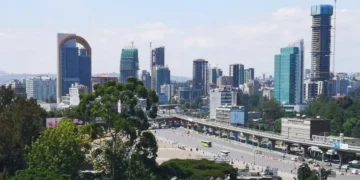 Addis Ababa skyline showing modern infrastructure and urban development in Ethiopia’s capital amid $13.1bn investment push