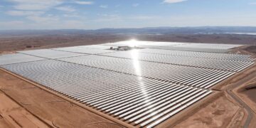 Large solar power plant supporting Africa electrification expansion backed by World Bank $50bn initiative