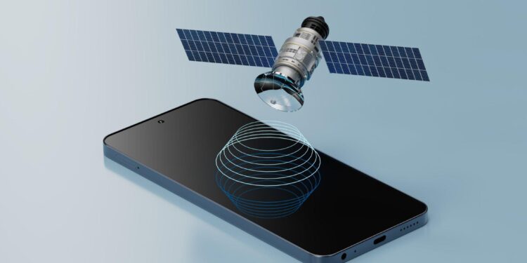 Satellite connecting directly to smartphone using Starlink Direct-to-Cell technology