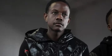 Bellarmine Chatunga Mugabe appears in court during South Africa shooting case