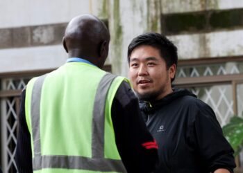 Chinese national Zhang Kequn outside Nairobi court after pleading guilty in Kenya ant trafficking case involving 2,200 smuggled ants