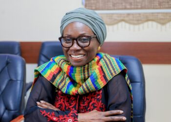 Anita Kiki Gbeho, UN Special Representative for South Sudan, seated at a meeting table in official setting