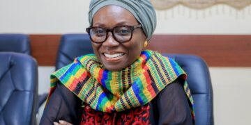 Anita Kiki Gbeho, UN Special Representative for South Sudan, seated at a meeting table in official setting