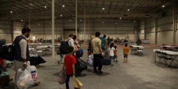 Afghan evacuees wait at Camp As Sayliyah in Qatar during stalled US visa processing