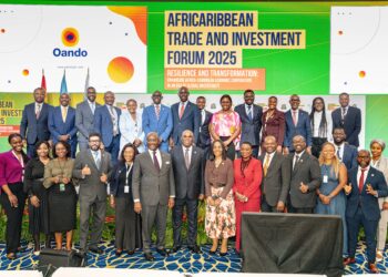 Delegates at AfriCaribbean Trade and Investment Forum 2025 group photo following $300m in deals across Africa and the Caribbean