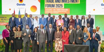 Delegates at AfriCaribbean Trade and Investment Forum 2025 group photo following $300m in deals across Africa and the Caribbean