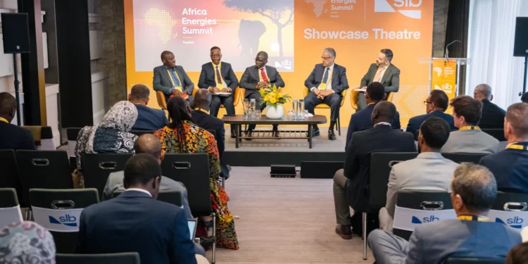 Panel discussion at Africa Energies Summit in London with African and international energy leaders amid boycott controversy