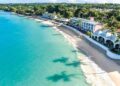 Luxury beachfront resort along Barbados’ Platinum Coast with turquoise waters and white sand shoreline
