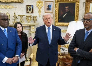 US President Donald Trump meets African leaders during White House talks on migration and deportation policy