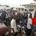 Motorists queue at a petrol station in Nigeria as fuel prices surge, reflecting rising living costs amid oil price shocks