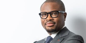 Benin’s president-elect Romuald Wadagni following his landslide victory in the April 2026 election, securing more than 94 percent of votes