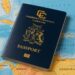 CARICOM biometric passport on Caribbean map representing regional digital identity rollout