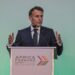French President Emmanuel Macron delivers remarks during the opening plenary session of the Africa Forward Summit in Nairobi, Kenya, on May 11, 2026
