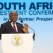 South African President Cyril Ramaphosa speaks at the South Africa Investment Conference amid growing political pressure over corruption allegations within the ANC-led government