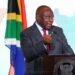 South African President Cyril Ramaphosa addresses the nation during a speech amid growing concerns over anti-migrant unrest and xenophobic tensions in South Africa