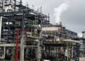Industrial units and pipelines at the Dangote Petroleum Refinery in Lagos, Nigeria, as the company challenges renewed fuel import licences in court