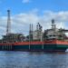 Offshore gas infrastructure at the Greater Tortue Ahmeyim LNG project near Senegal’s maritime border with Mauritania