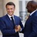French President Emmanuel Macron greets Kenyan President William Ruto during diplomatic talks as France seeks stronger partnerships beyond its traditional West African allies