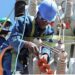 Electricity infrastructure supporting expanded power access in an African community under electrification initiatives