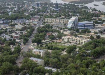 N'Djamena city centre in Chad, where the government is pursuing investment and economic diversification under its Tchad Connexion 2030 development strategy