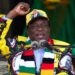 Zimbabwe President Emmerson Mnangagwa during a public appearance as lawmakers debate constitutional changes that could extend his tenure to 2030