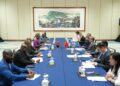 African and Chinese officials meet during a trade and investment discussion, illustrating evolving economic relations between Africa and China