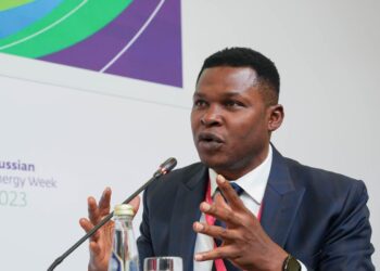 NJ Ayuk addresses delegates at the ARPEL Conference 2026 in Buenos Aires, calling for an ‘energy addition’ approach to tackle energy poverty