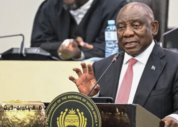 South African President Cyril Ramaphosa delivers a national address outlining new measures to tackle illegal migration and strengthen border controls
