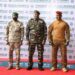 Leaders of Burkina Faso, Mali and Niger seated at the 2025 Alliance of Sahel States summit in Bamako