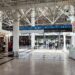 Passengers walk through Addis Ababa Bole International Airport in Ethiopia