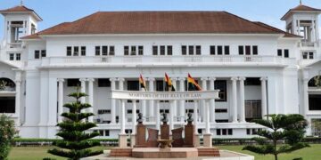 Ghana’s Supreme Court building in Accra, where judges are considering the constitutional presidential term-limit dispute