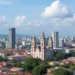 Panoramic view of Malabo, Equatorial Guinea, showing the capital’s buildings beneath an evening sky