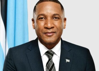 Botswana President Duma Boko at the UN General Assembly in New York