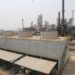Processing towers and industrial units at Sentuo Oil Refinery in Tema, Ghana